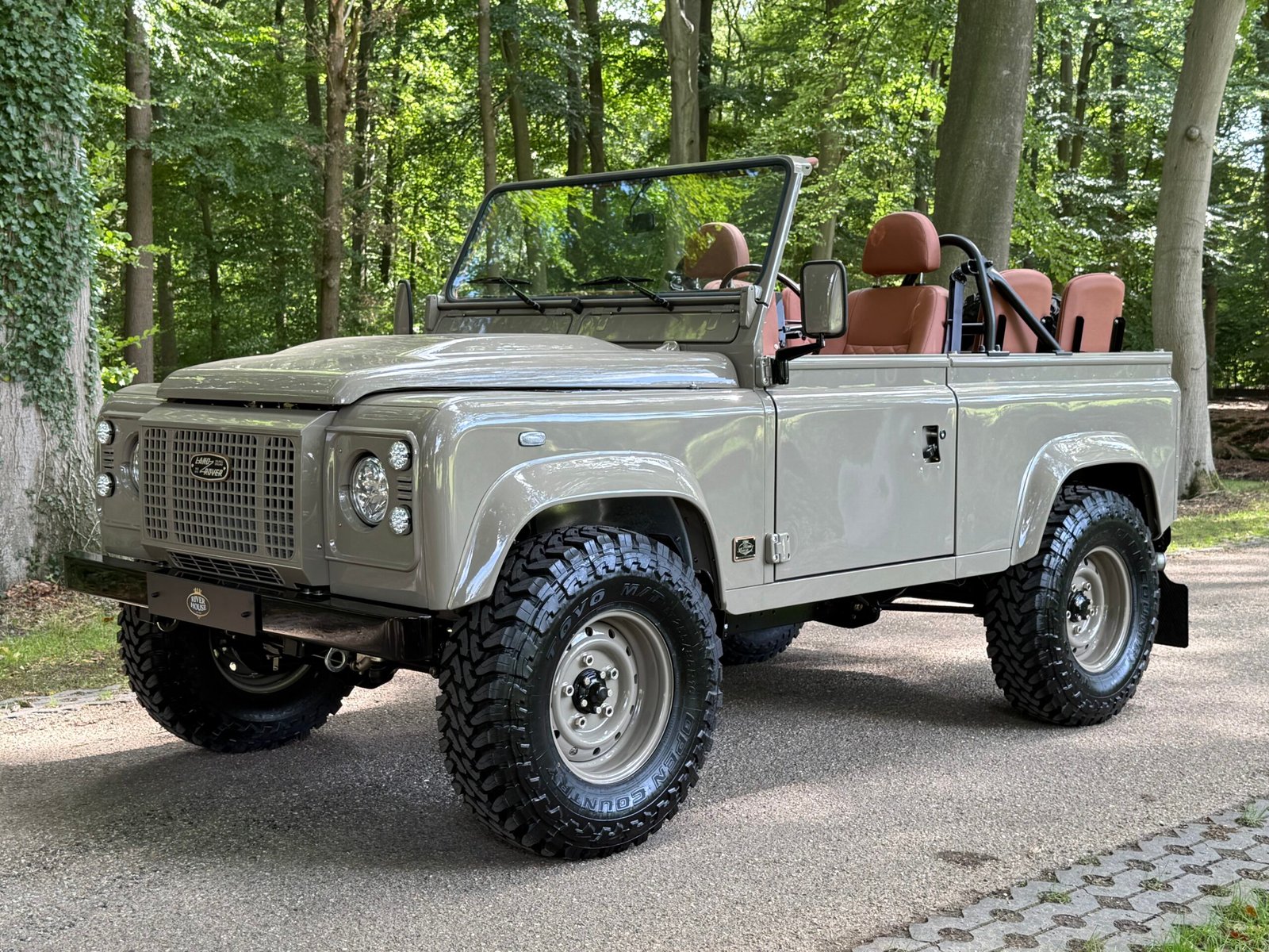1999 LHD Defender 90 Td5 Soft Top, restored in Mocca Latte, frame off MASTERPIECE