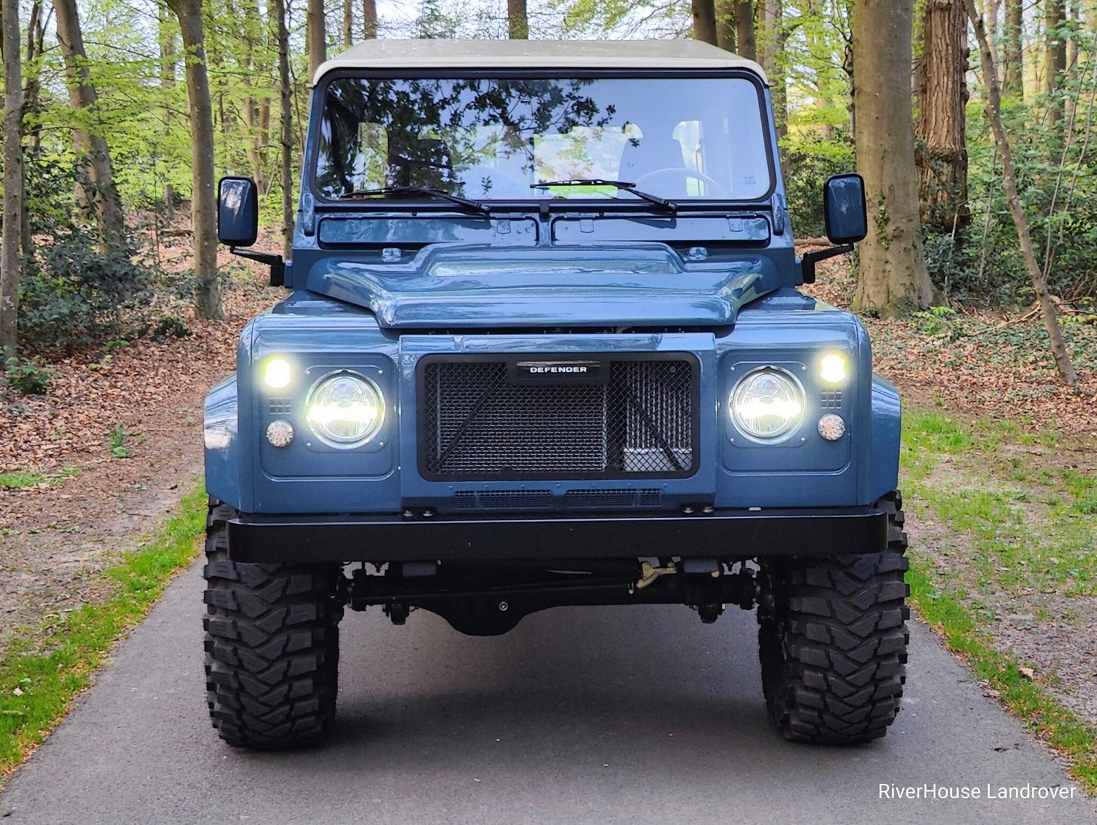1993 LHD Defender 130 CrewCab 200 Tdi in ARLES BLUE