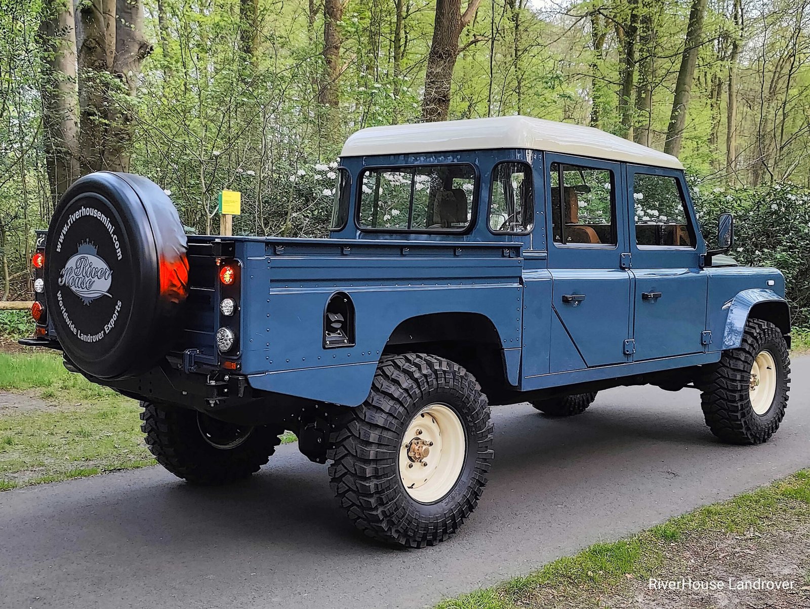 1993 LHD Defender 130 CrewCab 200 Tdi in ARLES BLUE
