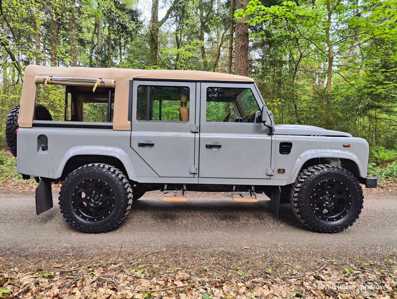 1998 LHD Defender 110 Soft Top Heritage Grey