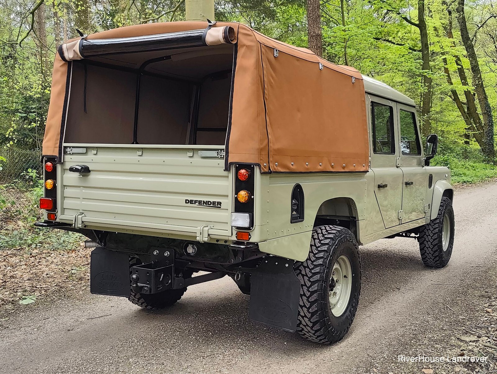 1998 LHD Defender 130 300 Tdi Pale Green