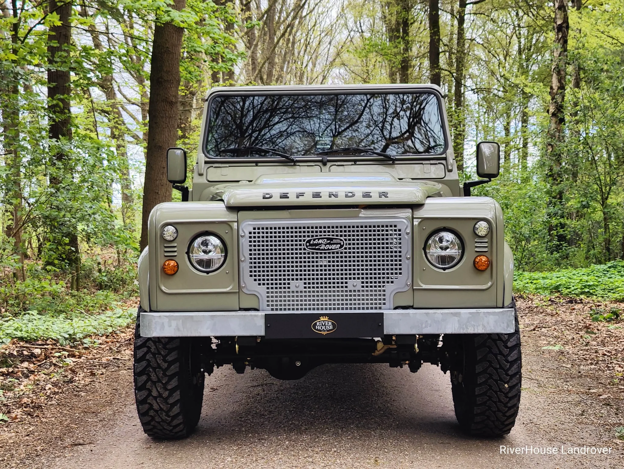 1998 LHD Defender 130 300 Tdi Pale Green