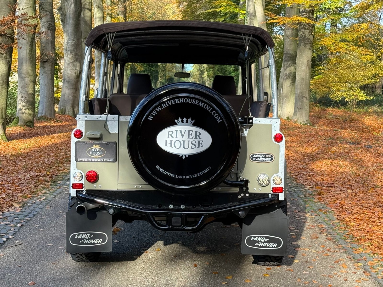 2005 Defender 110 Td5 Cabriolet in Sage Green/Grey with Chocolate Soft Top